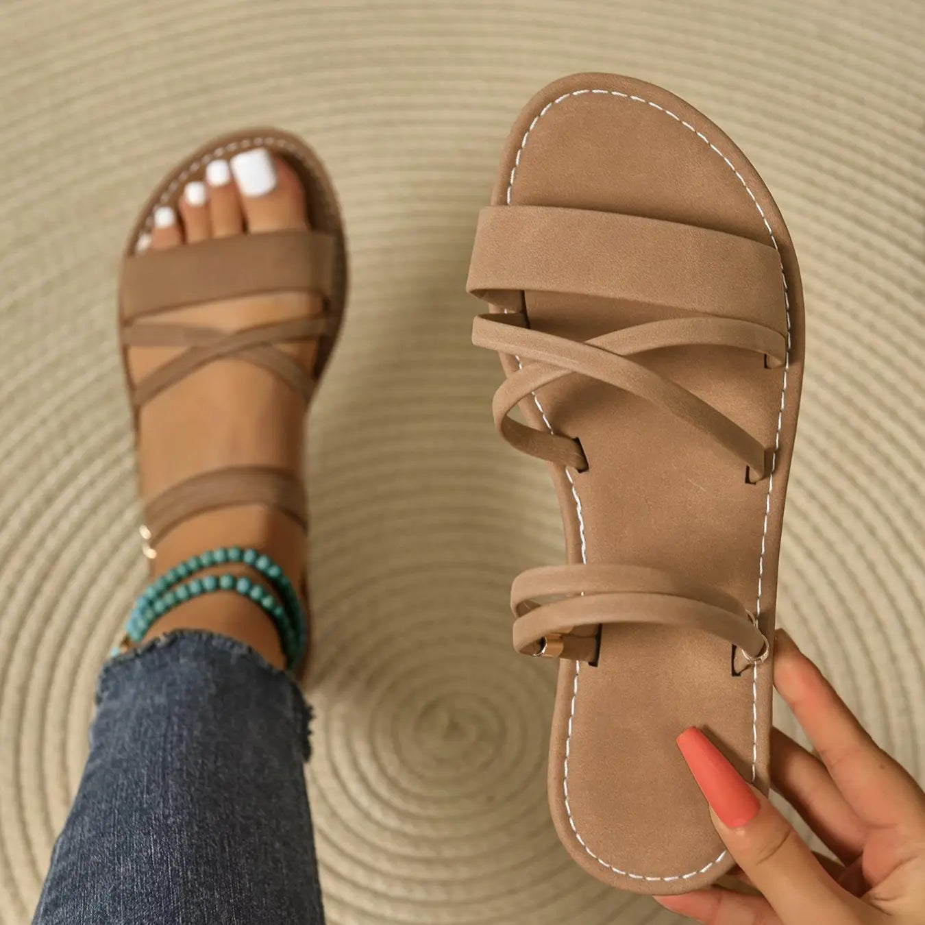 Lina™ | Dame Komfortable Sommer Sandaler | For Støtte & Stabilitet